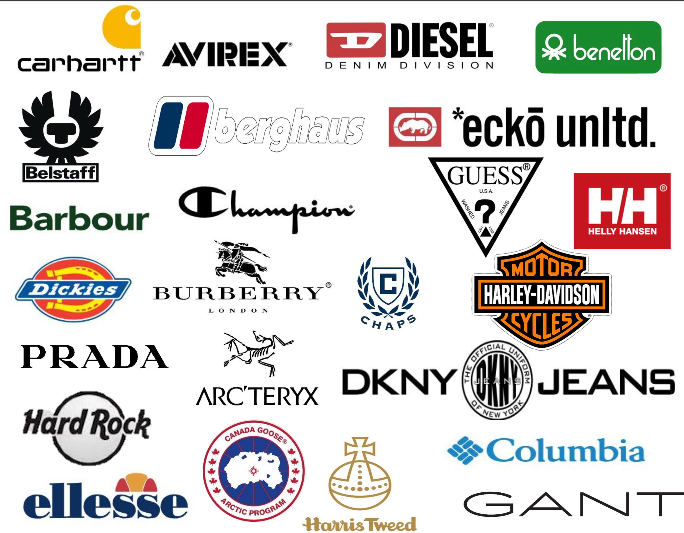 MIXED BRANDED CLOTHING SACK - GRADE A/B - 25KG